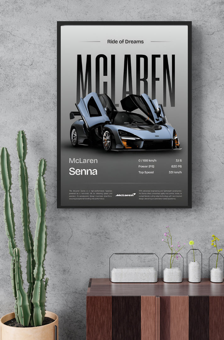 Mclaren Senna Poster
